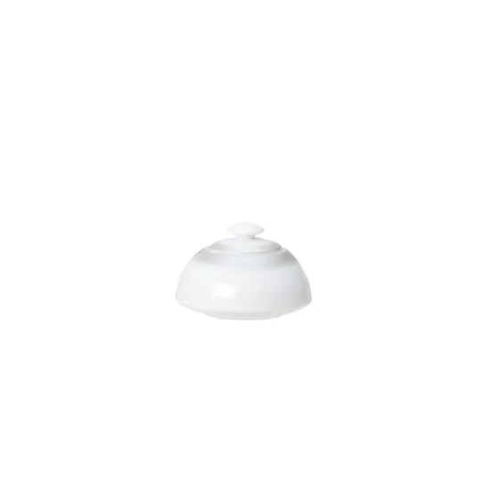 William Edwards Frost Sugar Dish Covers White 50mm (6 Pack)