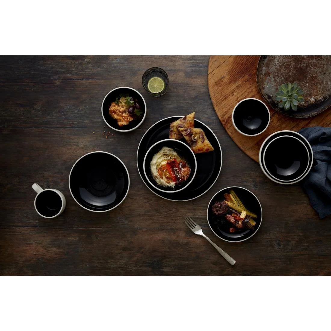 Steelite Nyx Stacking Plates 202.5mm (12 Pack) - Image 6