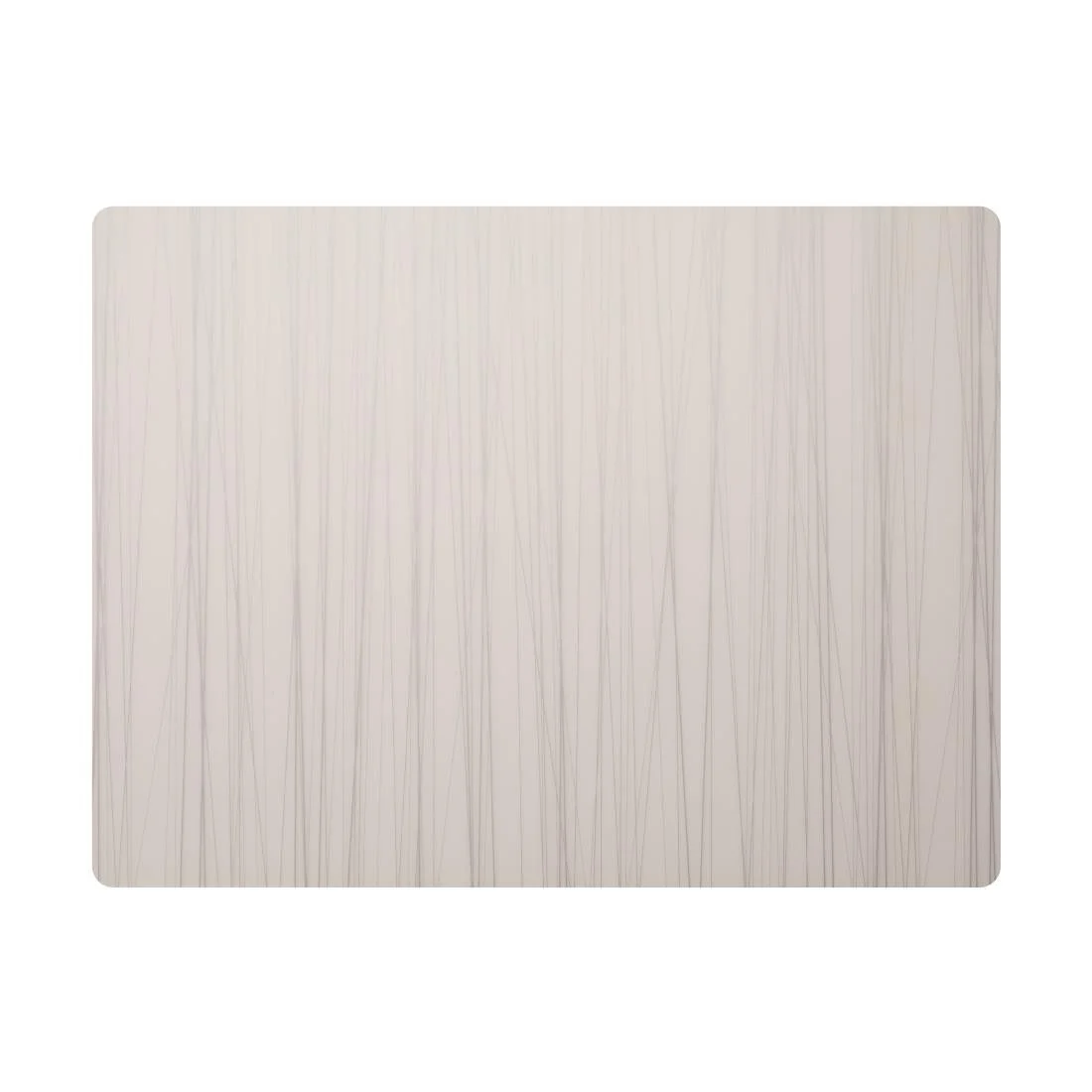 Steelite Modern Twist Silicone Placemat Silver Stream 305x406mm (12 Pack) - Image 1