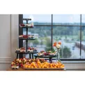 Steelite Gun Metal Pipe Stand 3-Tier 355x674mm - Image 3