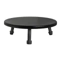 Steelite Gun Metal Pipe Stand Short Leg 355x95mm - Image 1