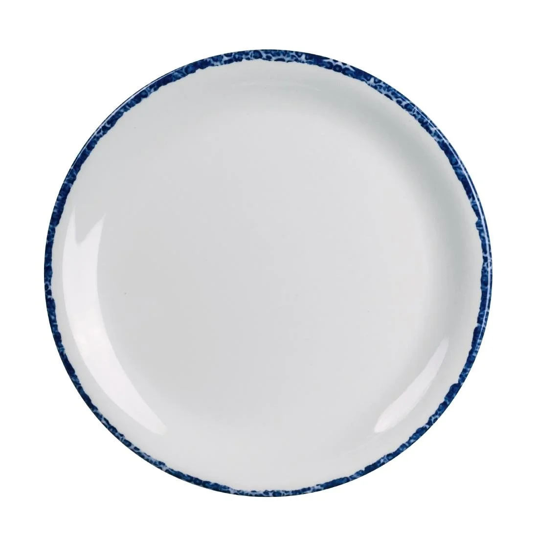 Steelite Blue Dapple Coupe Plates 203mm (12 Pack) - Image 1