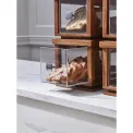 Steelite D.W. Haber Fusion Ash Grey Stackable Bakery Box with Acrylic Drawer - Image 6