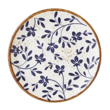 Steelite Performance Flora Coupe Plates Blue 153mm (12 Pack)