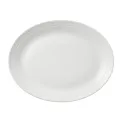 Steelite Bead Accent Oval Coupe Plates 340mm (12 Pack) - Image 1