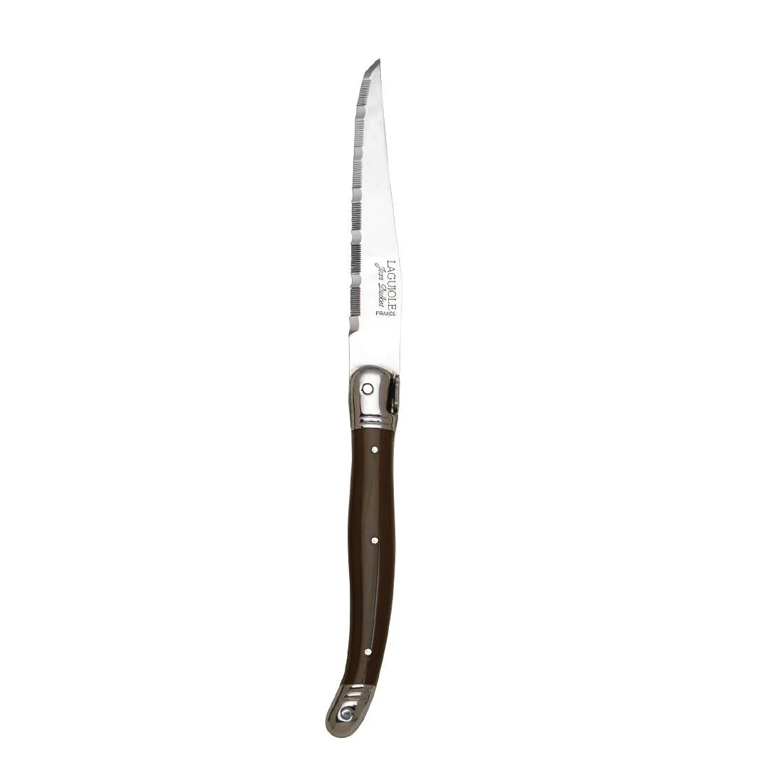 Laguiole Serrated Steak Knives Pepper Handle (6 Pack) - Image 1