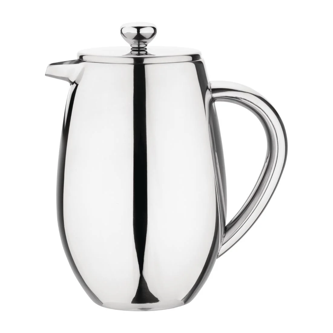 Olympia Insulated Mirror Finish Cafetiere 6 Cup - Image 1