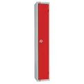 Elite Single Door Coin Return Locker Red - Image 1