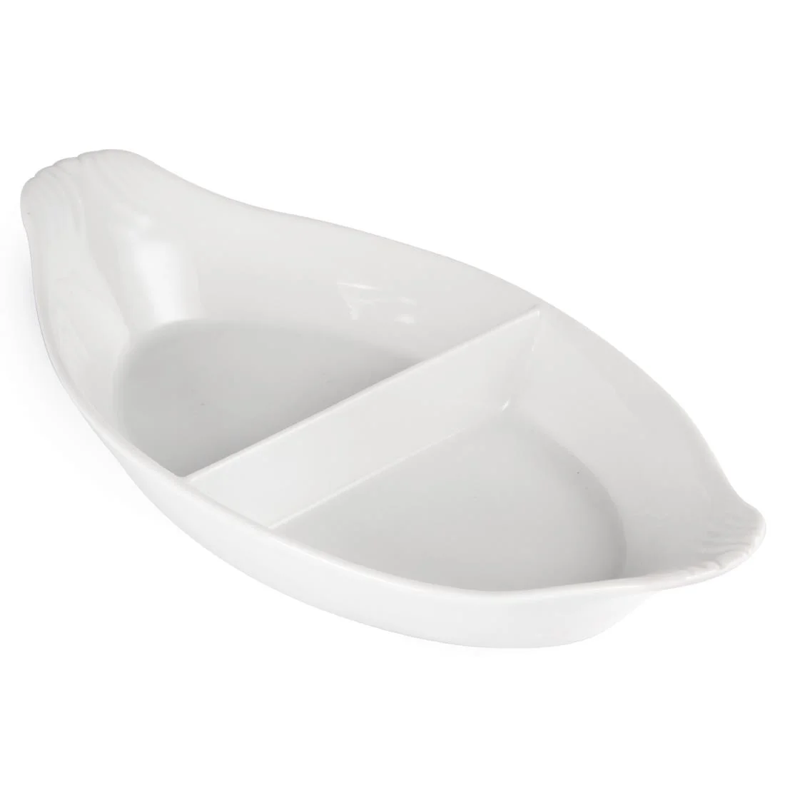 Olympia Divided Oval Eared Dishes 290x 160mm - Image 2