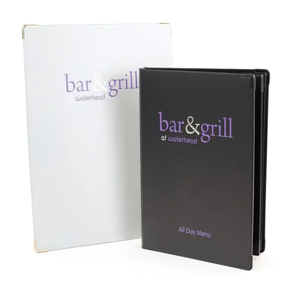 London Buckram Menu Covers