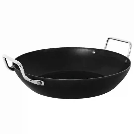 Vogue Black Iron Paella Pan 400mm