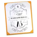 A3 Mustard Iguana Menu Board
