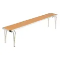 Gopak Contour Stacking Bench Oak Effect 6ft - Image 1