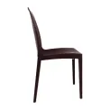 Bolero PP Rattan Bistro Side Chairs Brown (Pack of 4) - Image 3