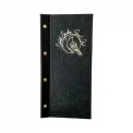 Black External Screw Fix Labyrinth Menu Cover
