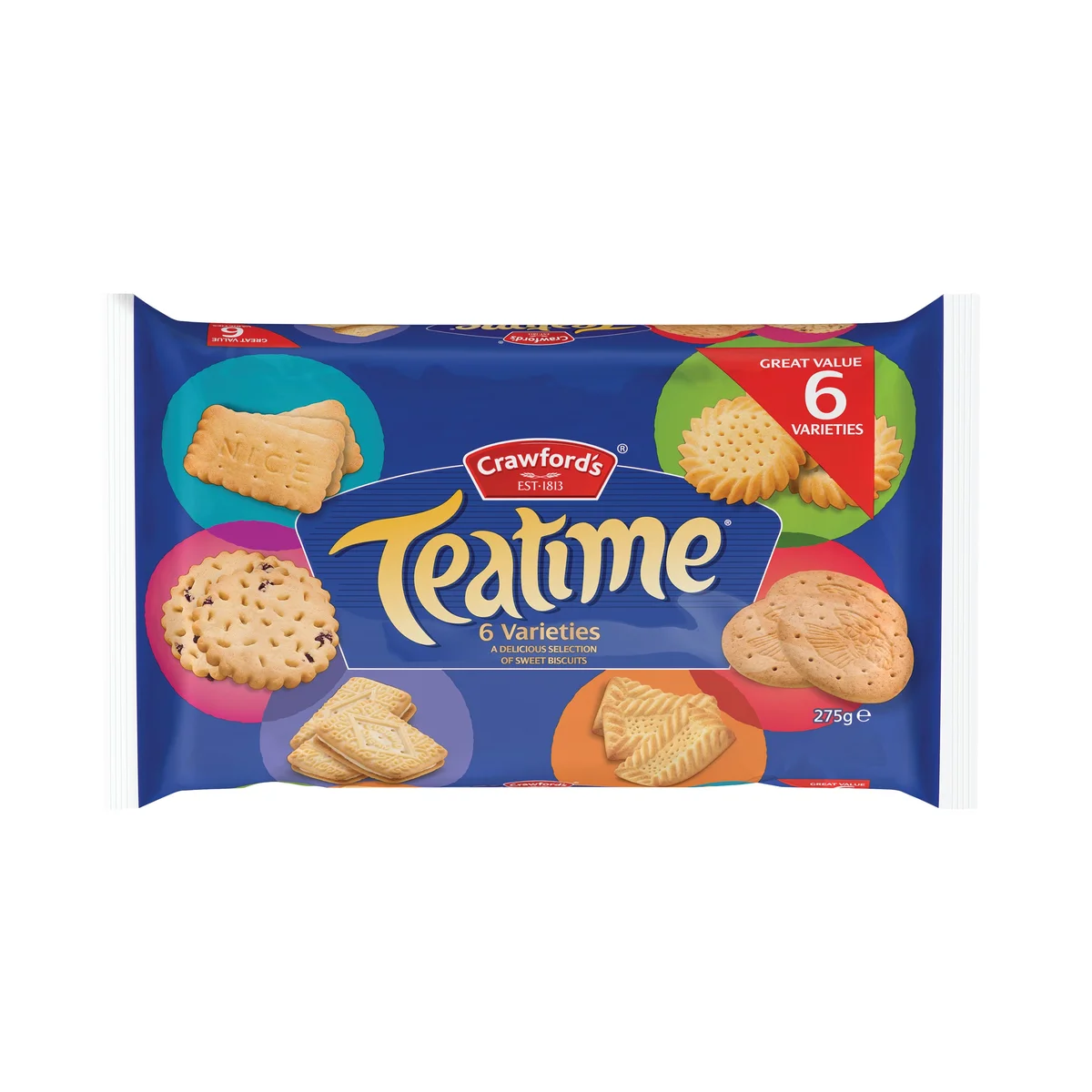 Crawfords Teatime Assorted Biscuits 275g 21421 - Image 2