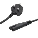 connektgear 2m UK Mains to C7 Cables 27-0112B - Image 1