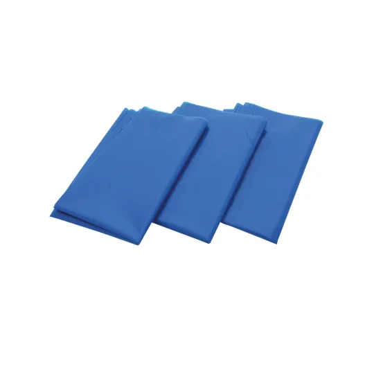 HPC Disposable Apron Standard Length Flat (Pack of 16) Micron 69x107cm Blue (Pack of 1000) EBA