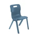 Titan One Piece Retold Chair Size 5 470x500x770mm Steel Blue KF70505 - Image 1