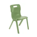 Titan One Piece Classroom Chair Size 5 470x500x770mm Forest KF70512 - Image 1