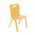 Titan One Piece Classroom Chair Size 5 470x500x770mm Marigold KF70513 - Image 1