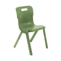 Titan One Piece Classroom Chair Size 6 470x530x805mm Forest KF70517 - Image 1