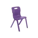 Titan One Piece Classroom Chair 482x510x829mm Purple KF78529 - Image 1