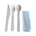 MyCafe 4-in-1 Wooden Cutlery Set (Pack of 250) MYC10942 - Image 1