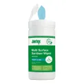 Jantex Green Surface Sanitiser Wipes Starter Tub 200mm (200 Pack) - Image 1