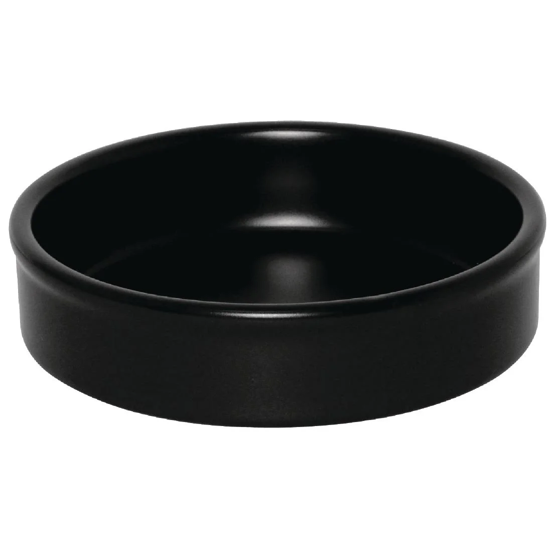 Olympia Mediterranean Stackable Dishes Black 102mm - Image 1