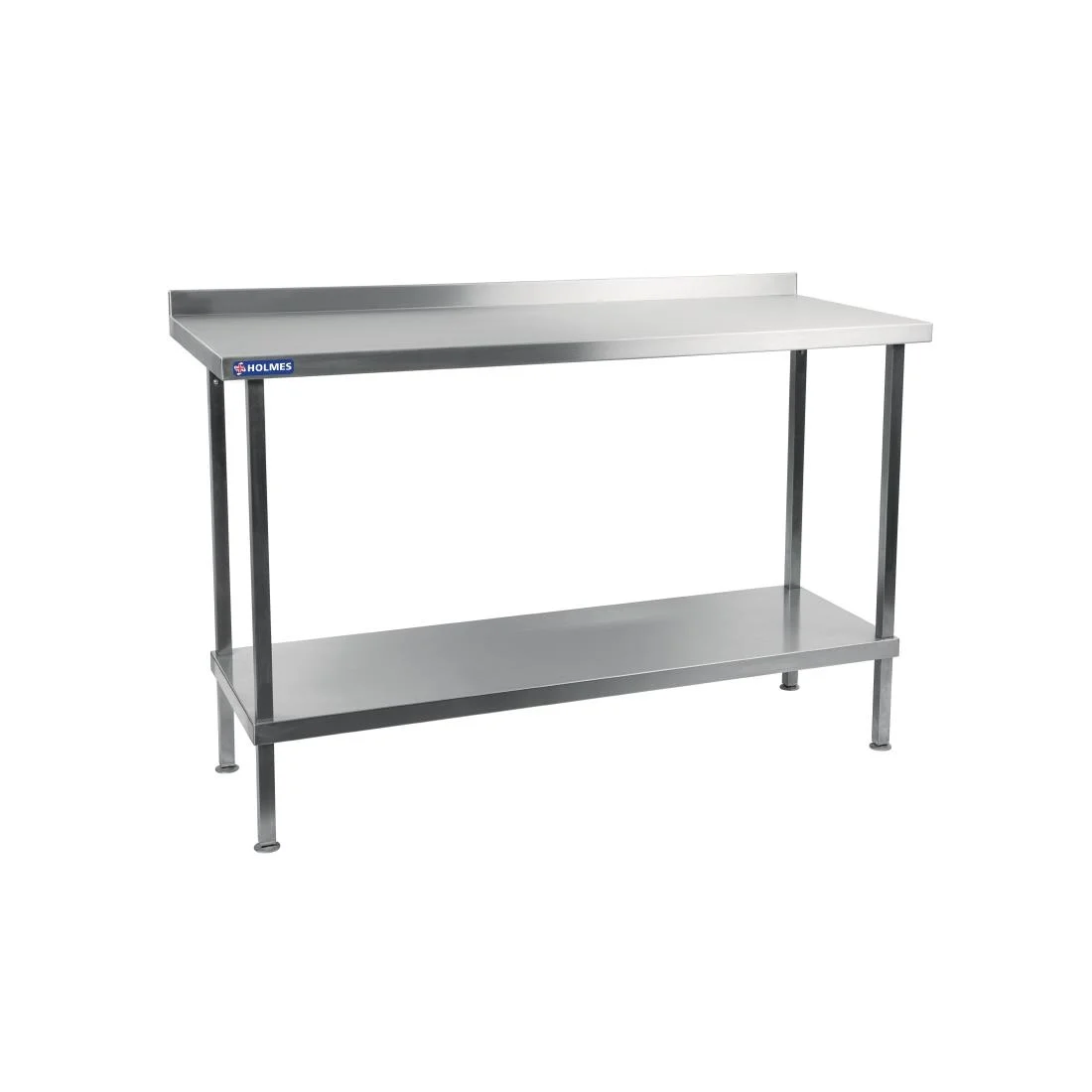 Holmes Stainless Steel Wall Table with Upstand 900mm - Image 1