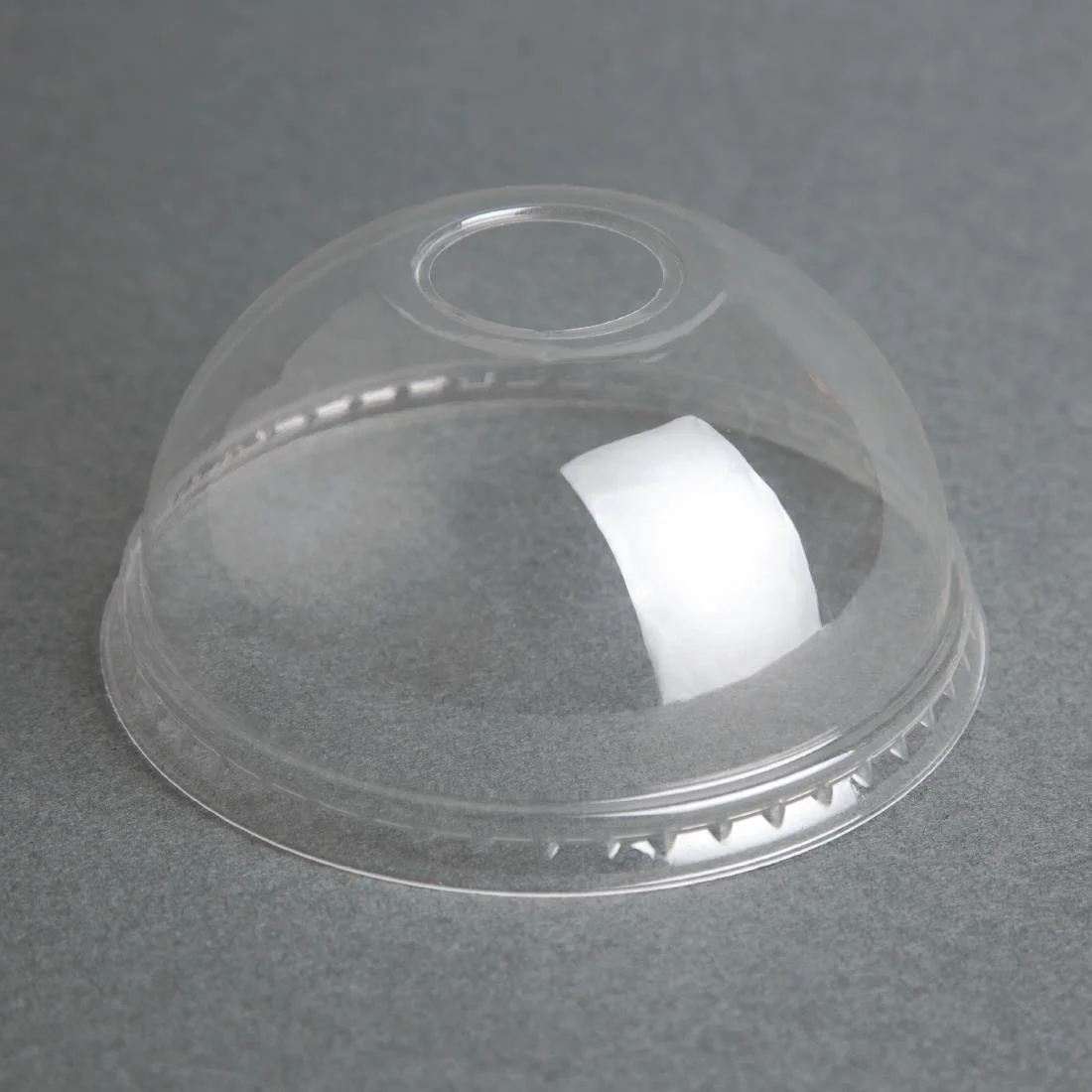 Fiesta Compostable PLA Cold Cup Domed Lids 12oz / 16oz / 20oz (Pack of 1000) - Image 1