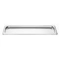 Vogue Stainless Steel Gastronorm 2/4 Tray 20mm - Image 1