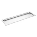 Vogue Stainless Steel Gastronorm 2/4 Tray 20mm - Image 2
