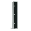 Elite Three Door Electronic Combination Locker Black - Image 1