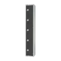 Elite Five Door Manual Combination Locker Locker Graphite Grey - Image 2