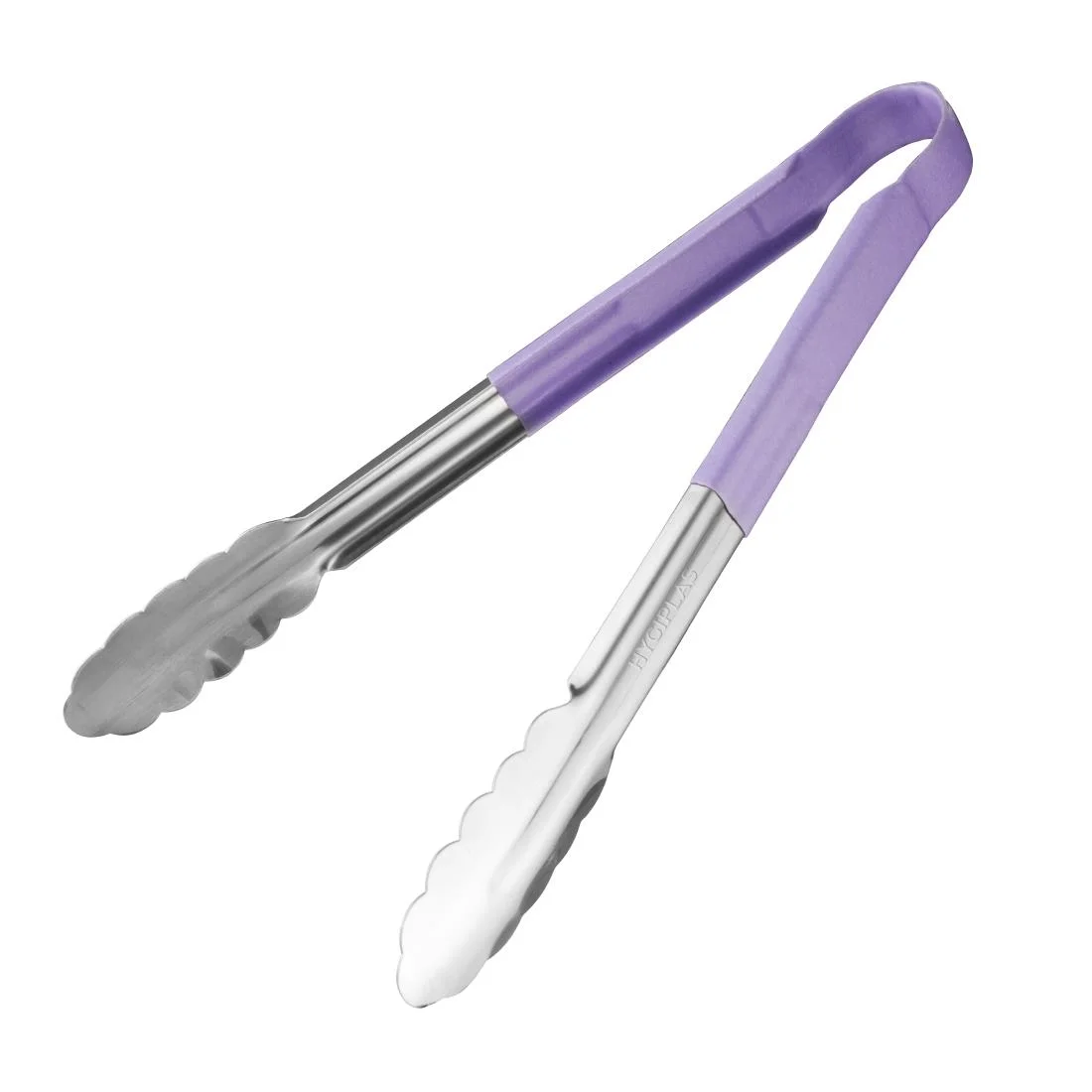 Hygiplas Colour Coded Serving Tong Purple 300mm - Image 1