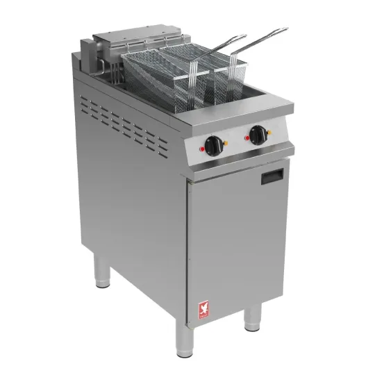 Falcon Dominator Plus Free Standing Electric Twin Filtration Fryer E3845F2