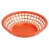 Olympia Kristallon PP Food Baskets Round Red 200x50mm (6 Pack)