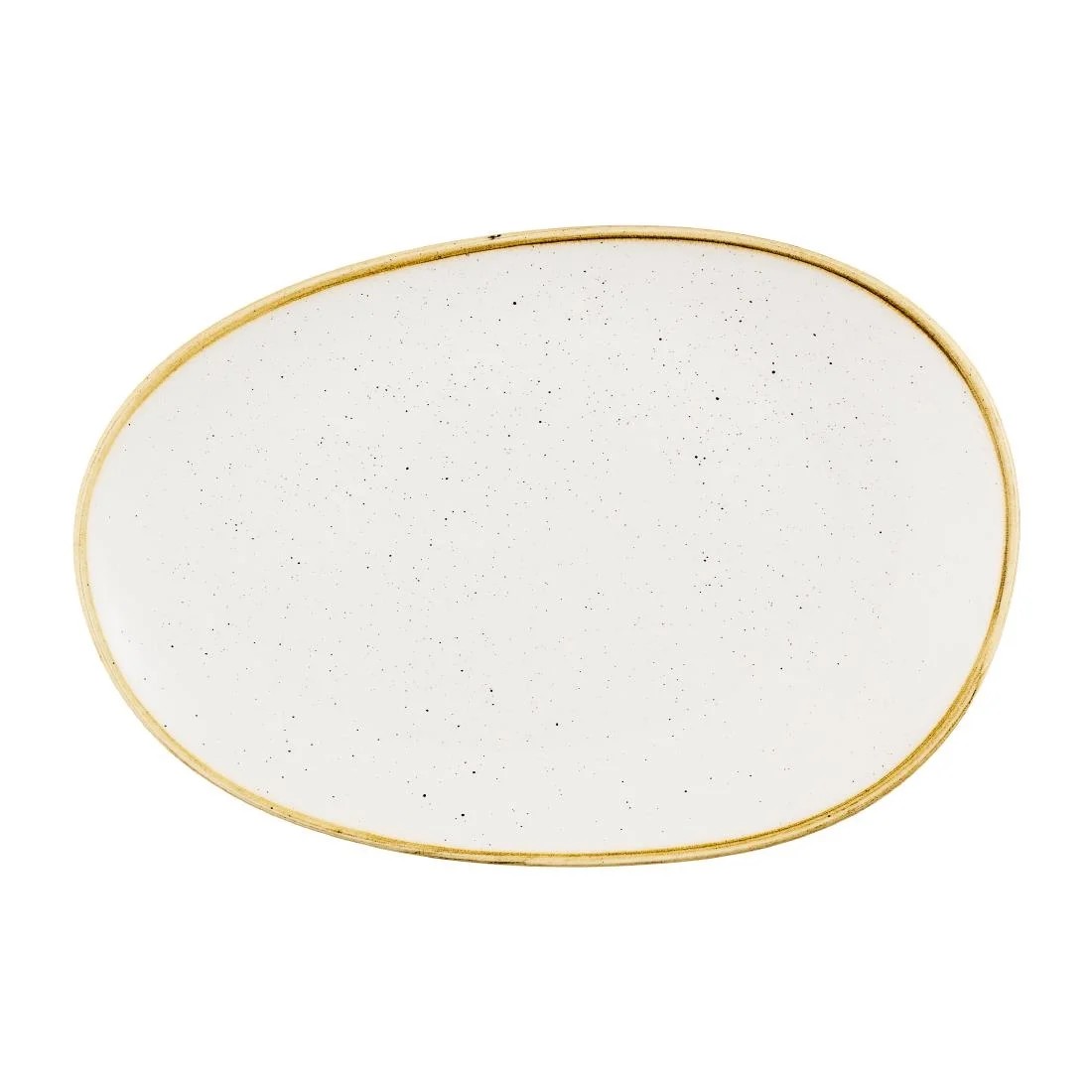 Churchill Stonecast Opal Platters Barley White 345x235mm (6 Pack) - Image 1