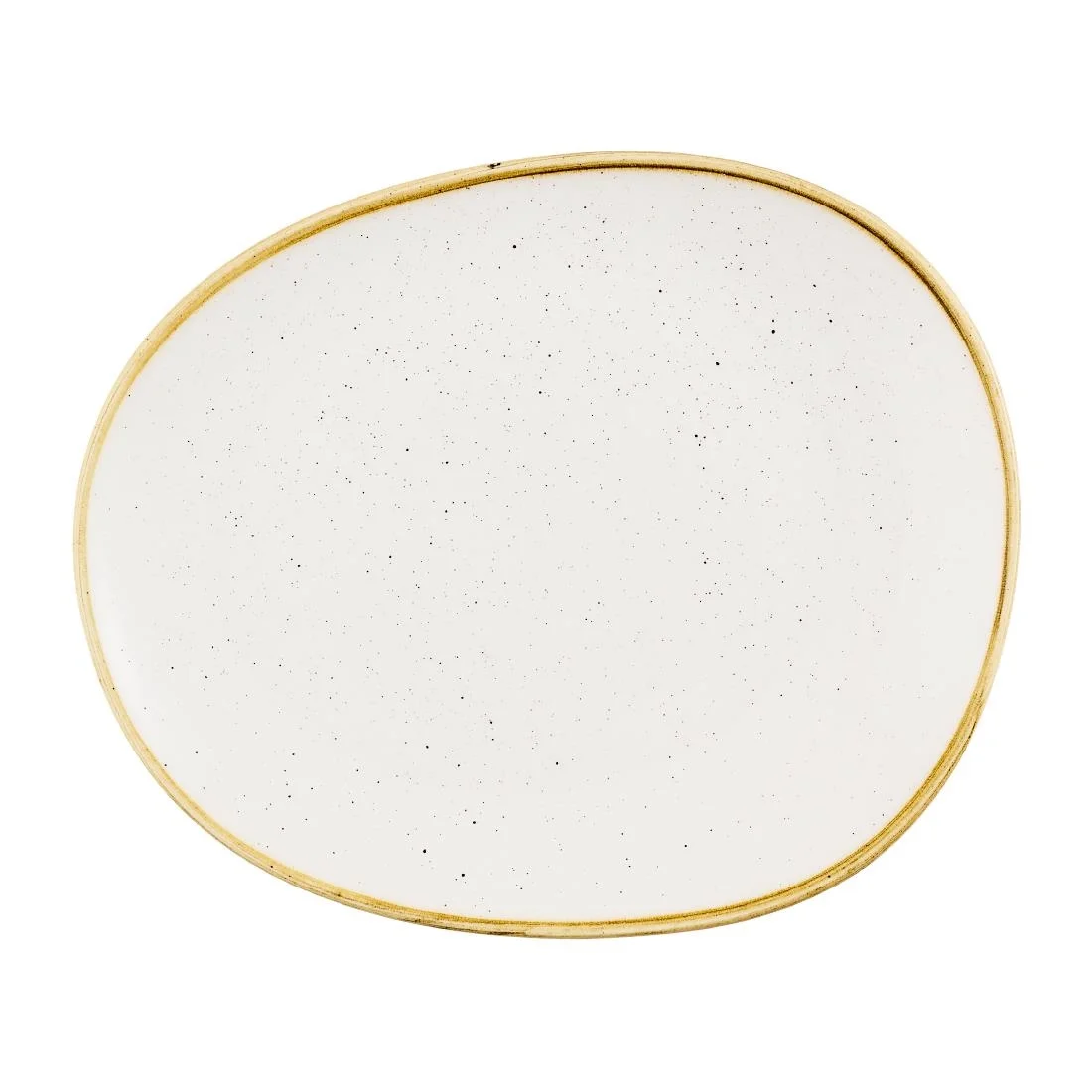 Churchill Stonecast Opal Plates Barley White 260mm (12 Pack) - Image 1
