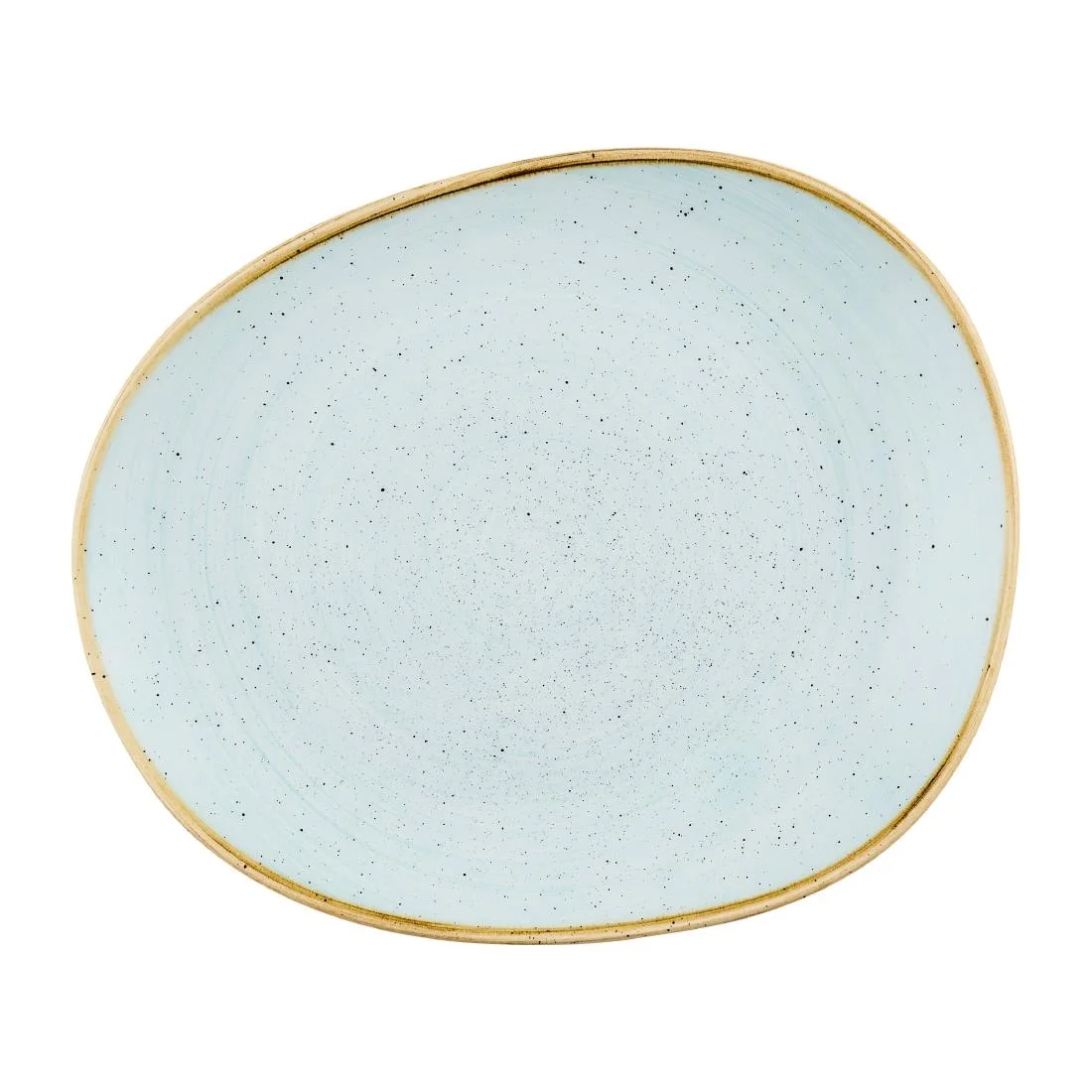 Churchill Stonecast Opal Plates Duck Egg Blue 210mm (12 Pack) - Image 1
