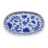 APS FLORYN Melamine Tray White & Blue 405x245mm