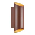 Nordlux Nico Round 22 Wall Light Rusty - Image 1