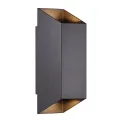 Nordlux Nico Square 22 Wall Light Black - Image 1