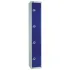 Elite Four Door Camlock Locker Blue