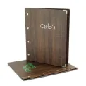 Wood-effect Menu Covers