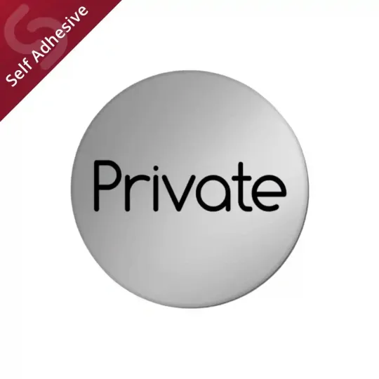 Private Door Sign Disc