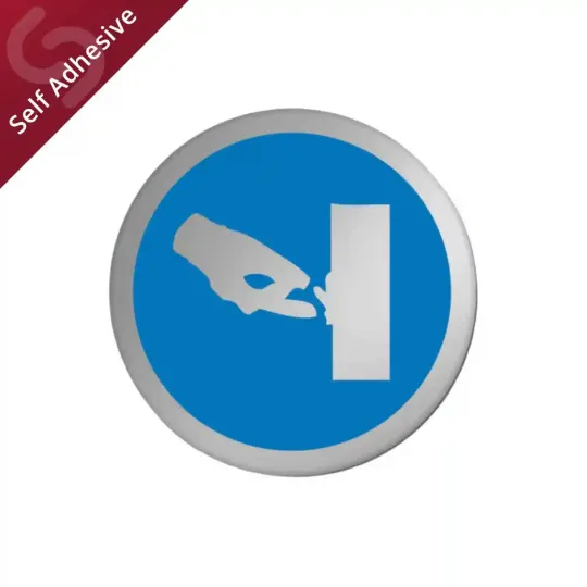 Switch Off Door Sign Disc