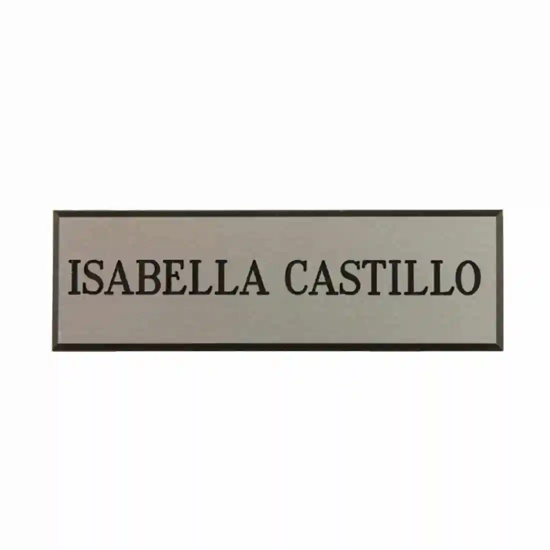 Name Badges Silver